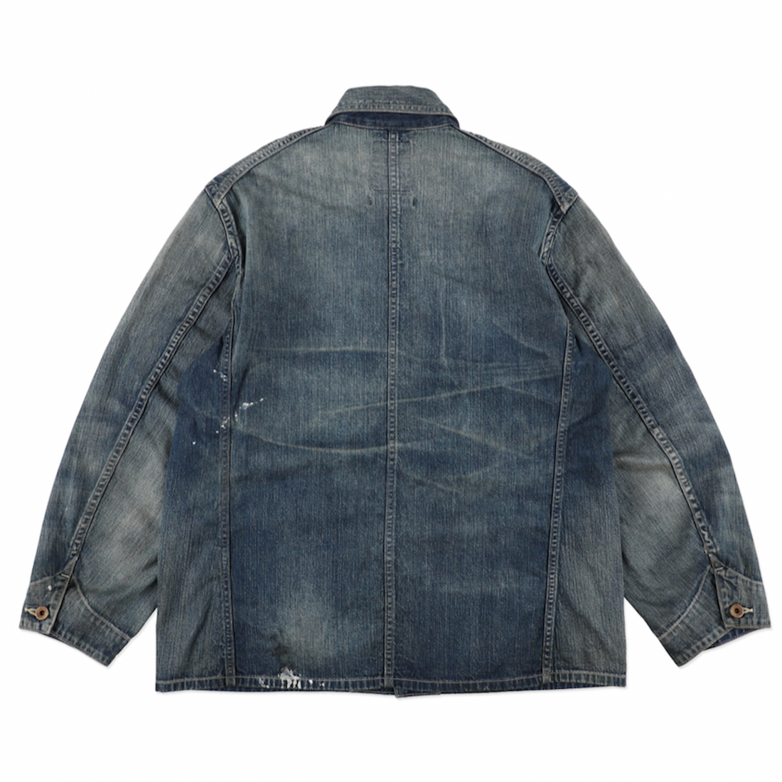 [BOWWOW]HERITAGE DENIM CHORE COAT AGED/INDIGO(BW261-HDCC)