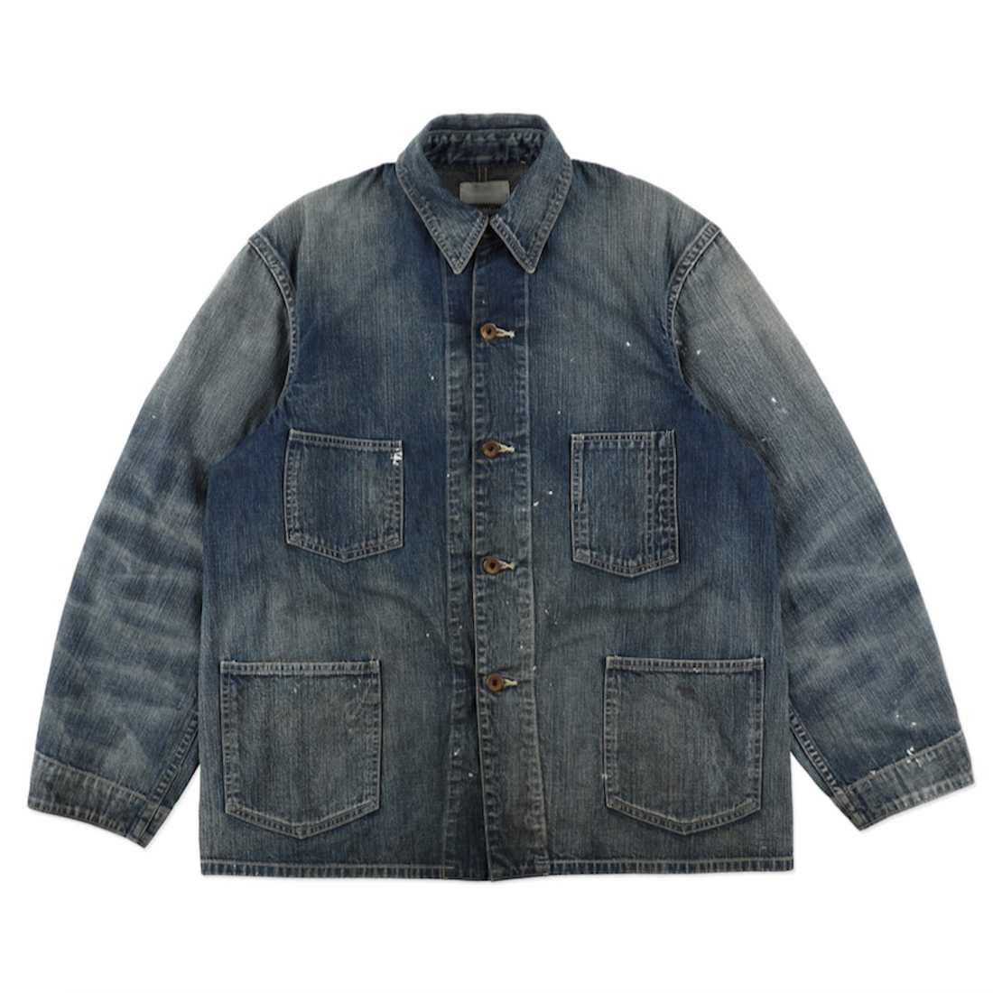 [BOWWOW]HERITAGE DENIM CHORE COAT AGED/INDIGO(BW261-HDCC)