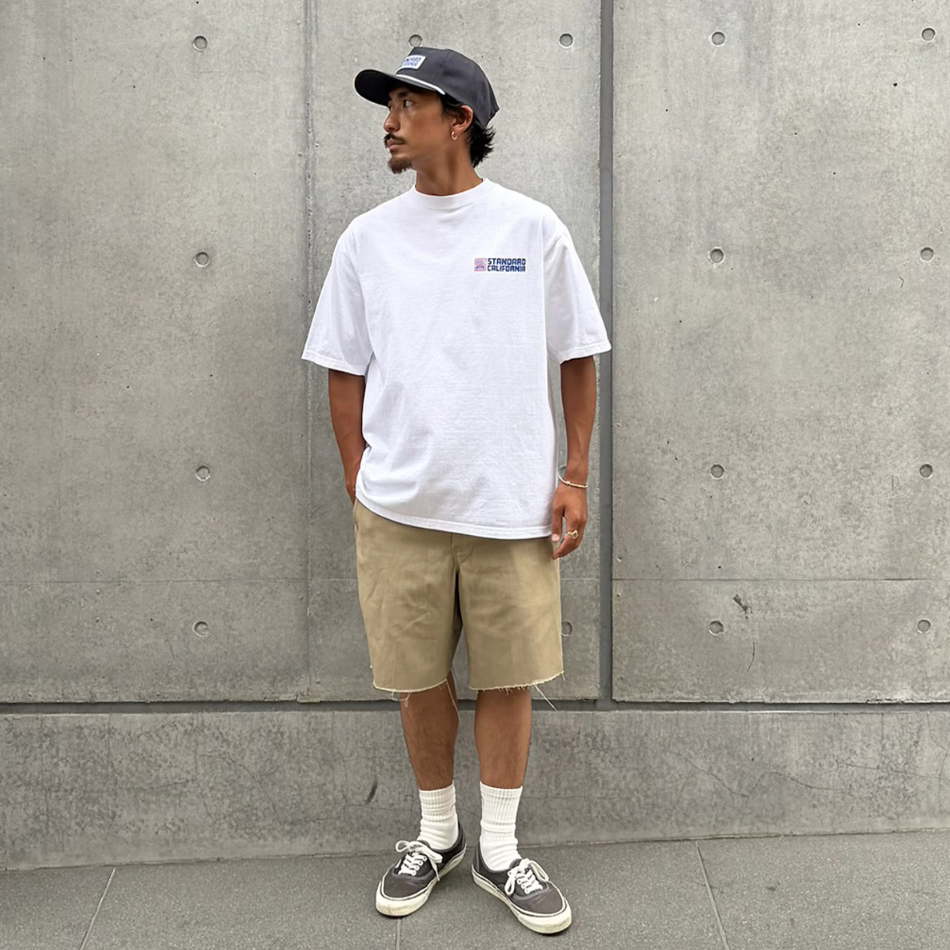 [STANDARD CALIFORNIA]SD Heavyweight Jeff Logo T (TSOAK100)