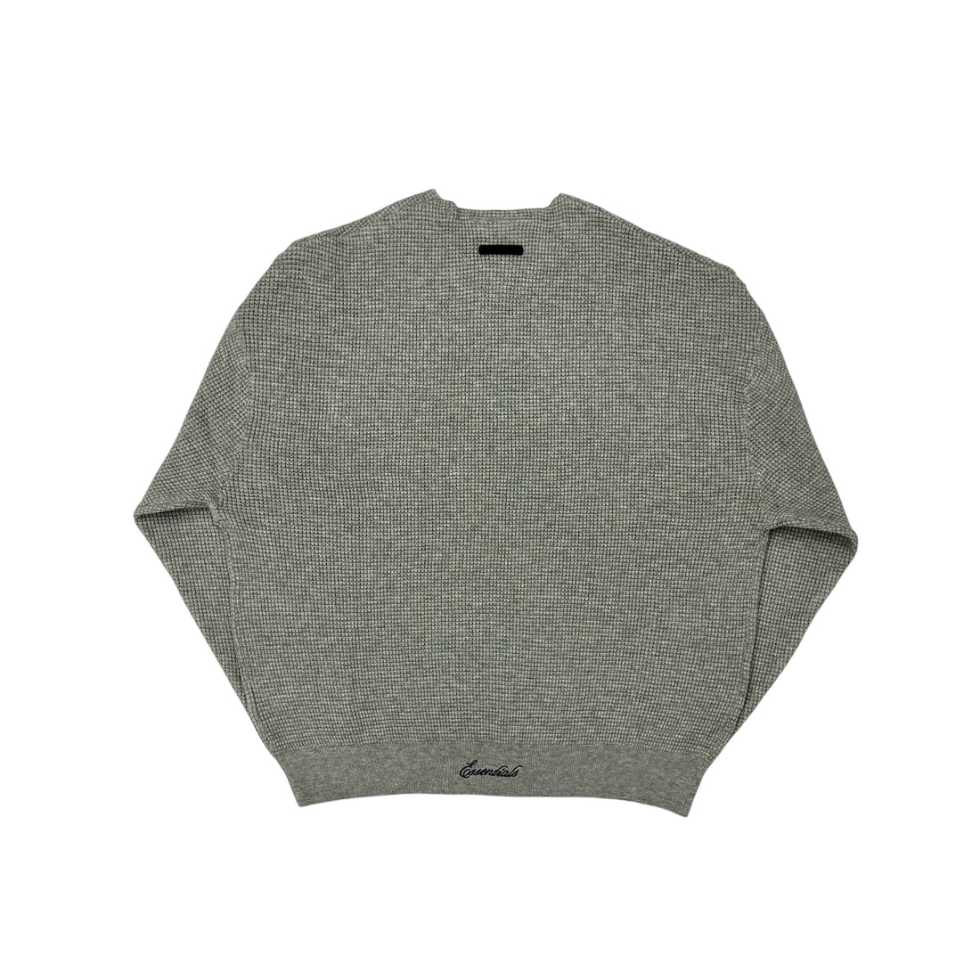 [ESSENTIALS]SIGNATURE WAFFLE 90'S CREWNECK SWEATER (192SP26613)