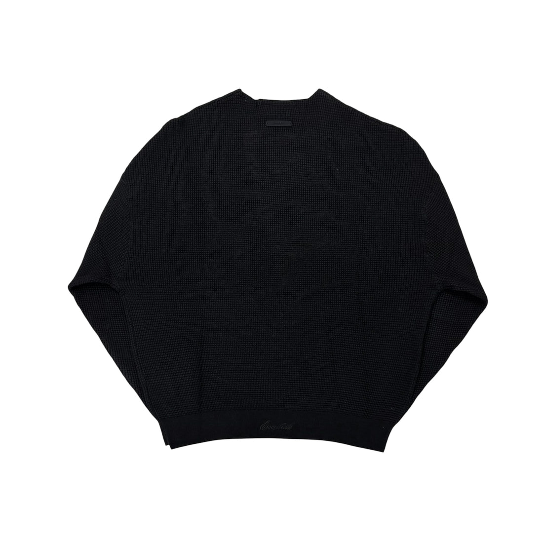 [ESSENTIALS]SIGNATURE WAFFLE 90'S CREWNECK SWEATER (192SP26613)