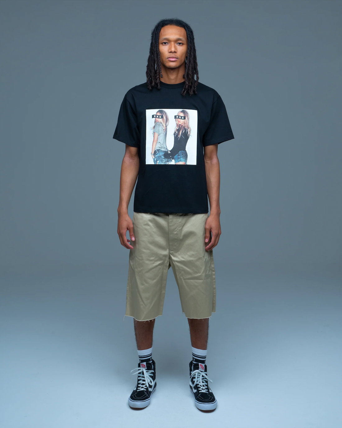 [GOD SELECTION XXX]Box Logo Twin Photo Tee (GX-S26-ST-19)