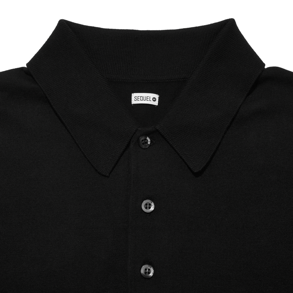 [SEQUEL]KNIT POLO SHORT SLEEVE (SQ-26SS-KN-02)