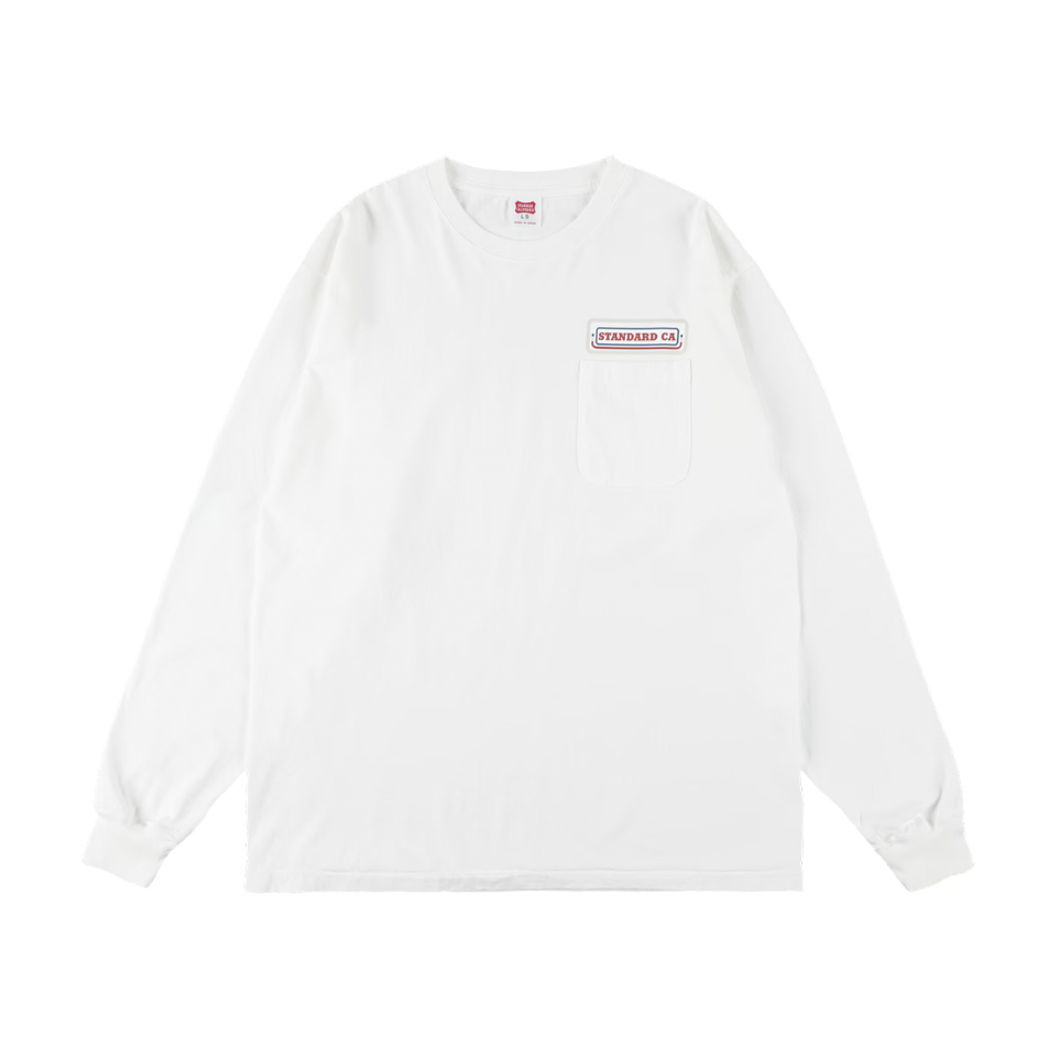 [STANDARD CALIFORNIA]SD US Cotton Pocket Logo Long Sleeve T(TSOLG120)