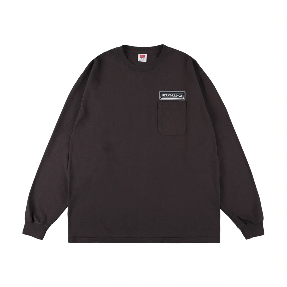[STANDARD CALIFORNIA]SD US Cotton Pocket Logo Long Sleeve T(TSOLG120)