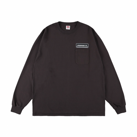 [STANDARD CALIFORNIA]SD US Cotton Pocket Logo Long Sleeve T(TSOLG120)
