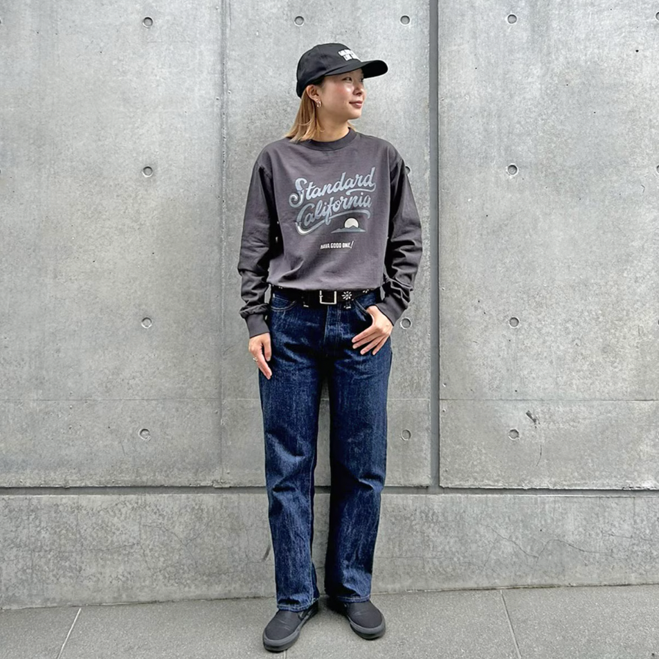 [STANDARD CALIFORNIA]SD Heavyweight Modern Twist Signs Logo2 Long Sleeve T(TSOLF120)