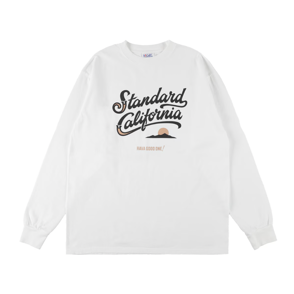[STANDARD CALIFORNIA]SD Heavyweight Modern Twist Signs Logo2 Long Sleeve T(TSOLF120)