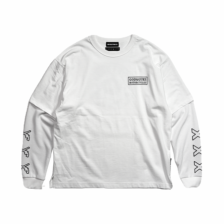 [GOD SELECTION XXX]BCIRCLE LOGO LAYERED T-SHIRT (GX-S26-RCS-01)