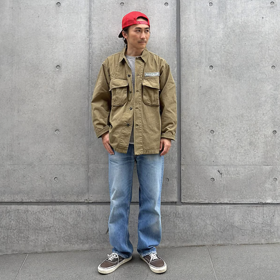 [STANDARD CALIFORNIA]SD Jungle Fatigue Shirt Vintage Wash(SHOLG300)