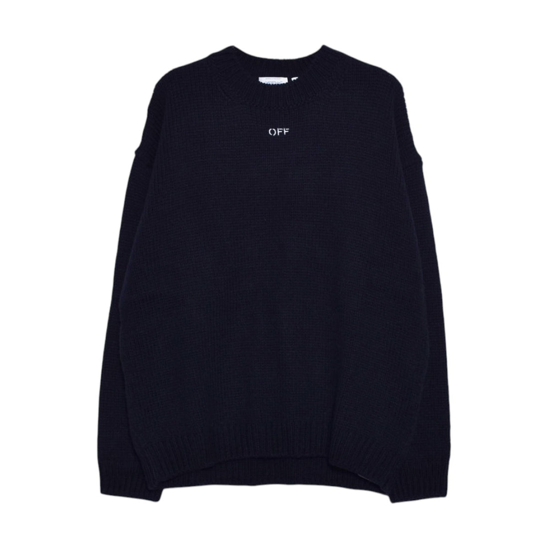 [Off-White]ARROW MAXI EMB KNIT CREWNECK(OMHF-RTW0245)