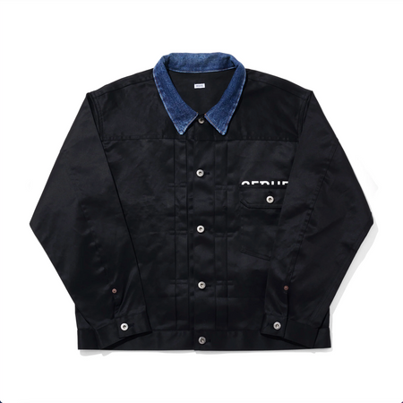 [SEQUEL]DENIM COLLAR JACKET(SQ-26AW-JK-01)
