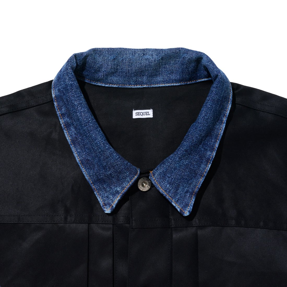 [SEQUEL]DENIM COLLAR JACKET(SQ-26AW-JK-01)