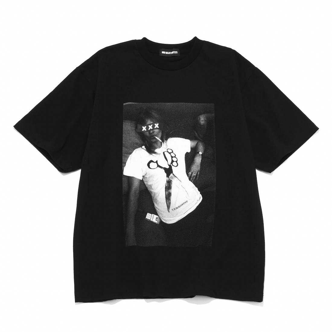 [GOD SELECTION XXX]Box Logo "Brass Knuckle Scissors" Photo Tee (GX-S26-ST-20)