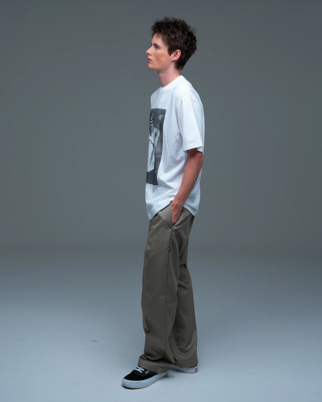 [GOD SELECTION XXX]Box Logo "Brass Knuckle Scissors" Photo Tee (GX-S26-ST-20)