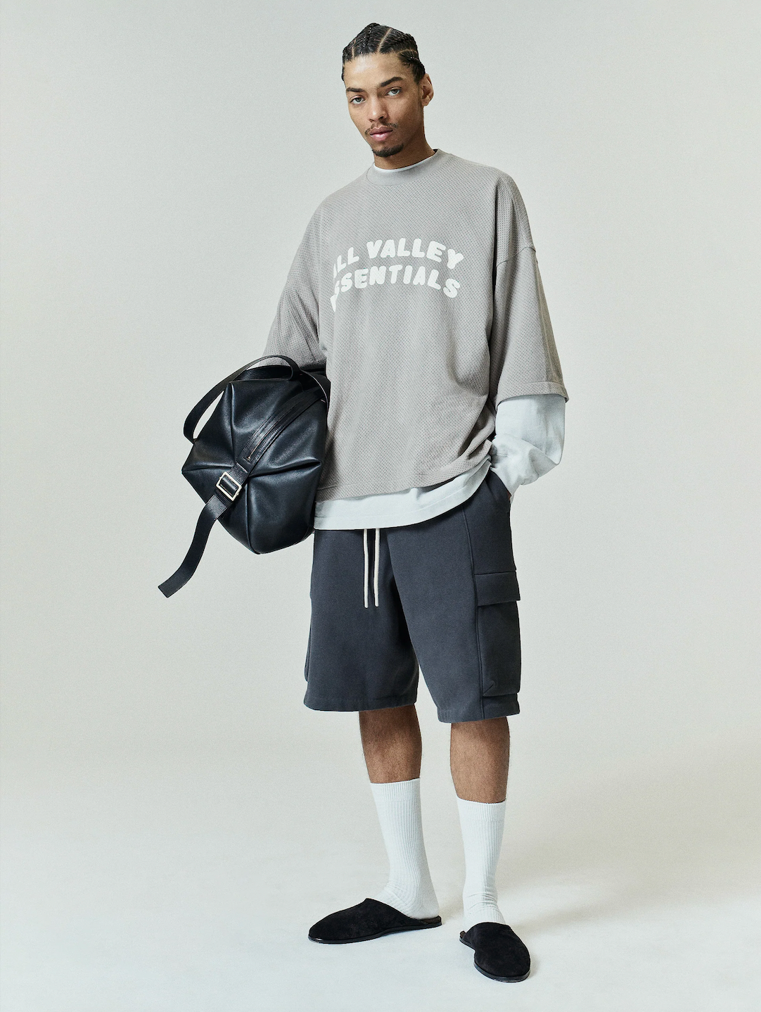 [ESSENTIALS]CARGO BASKETBALL SHORT(RW00288)