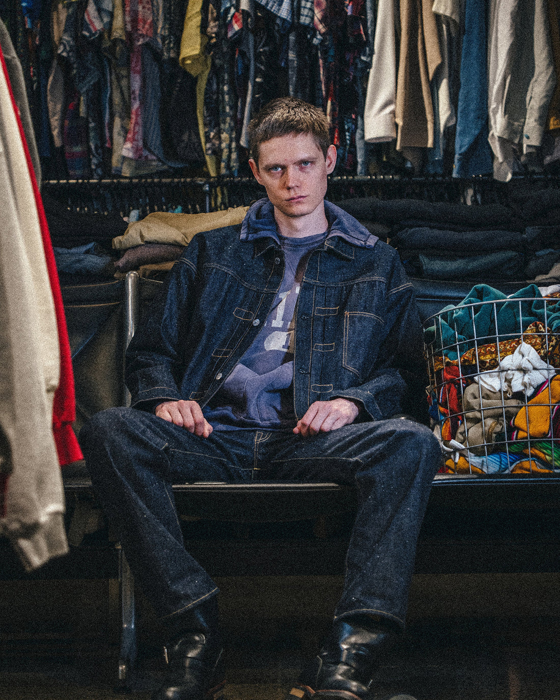 [SAINT Mxxxxxx]BBJ_DENIM JACKET 1st/REGID(SM-MK1-0000-C23)
