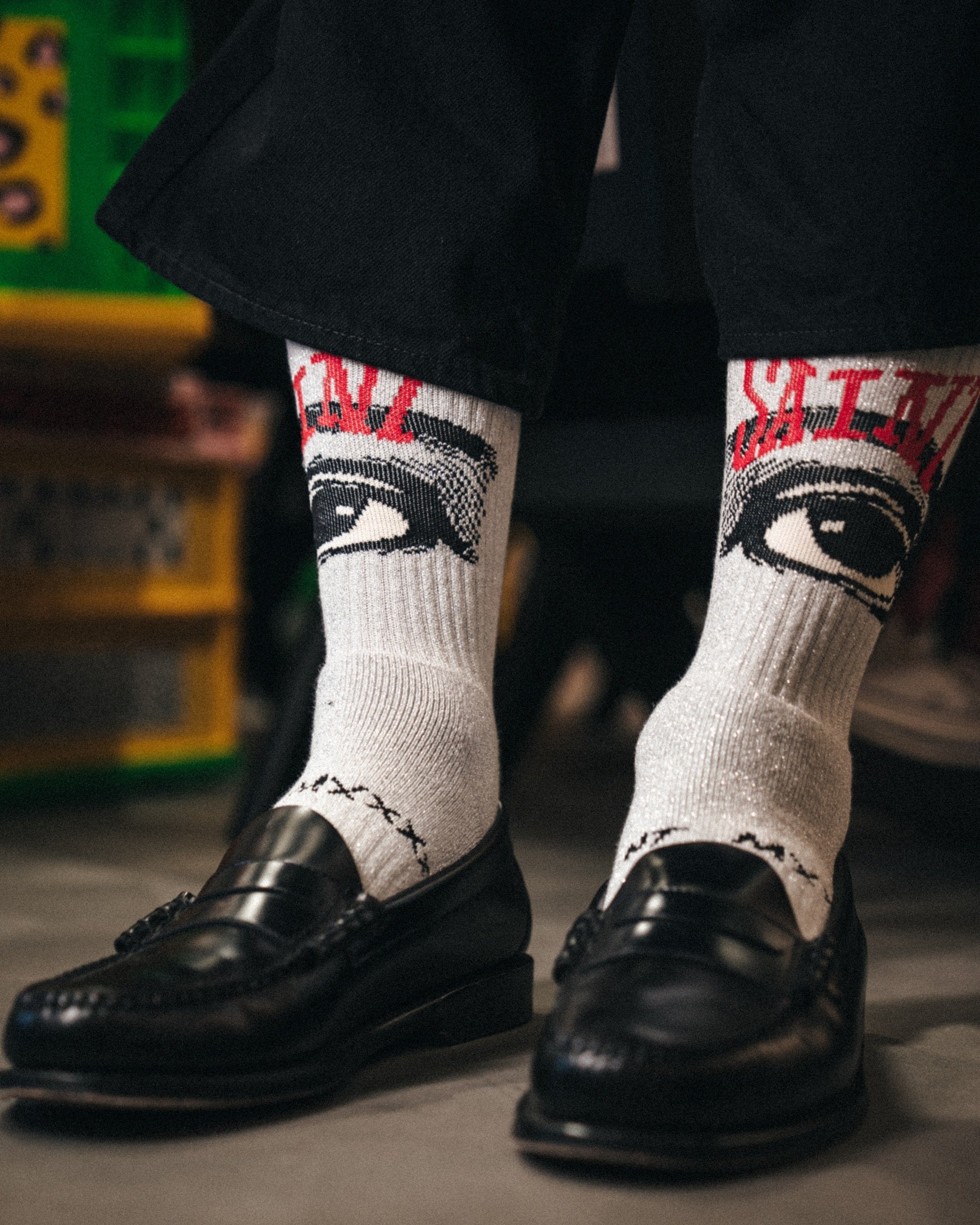SAINT Mxxxxxx]SOCKS/EYE/GRAY(SM-MK1-0000-110) – R&Co.