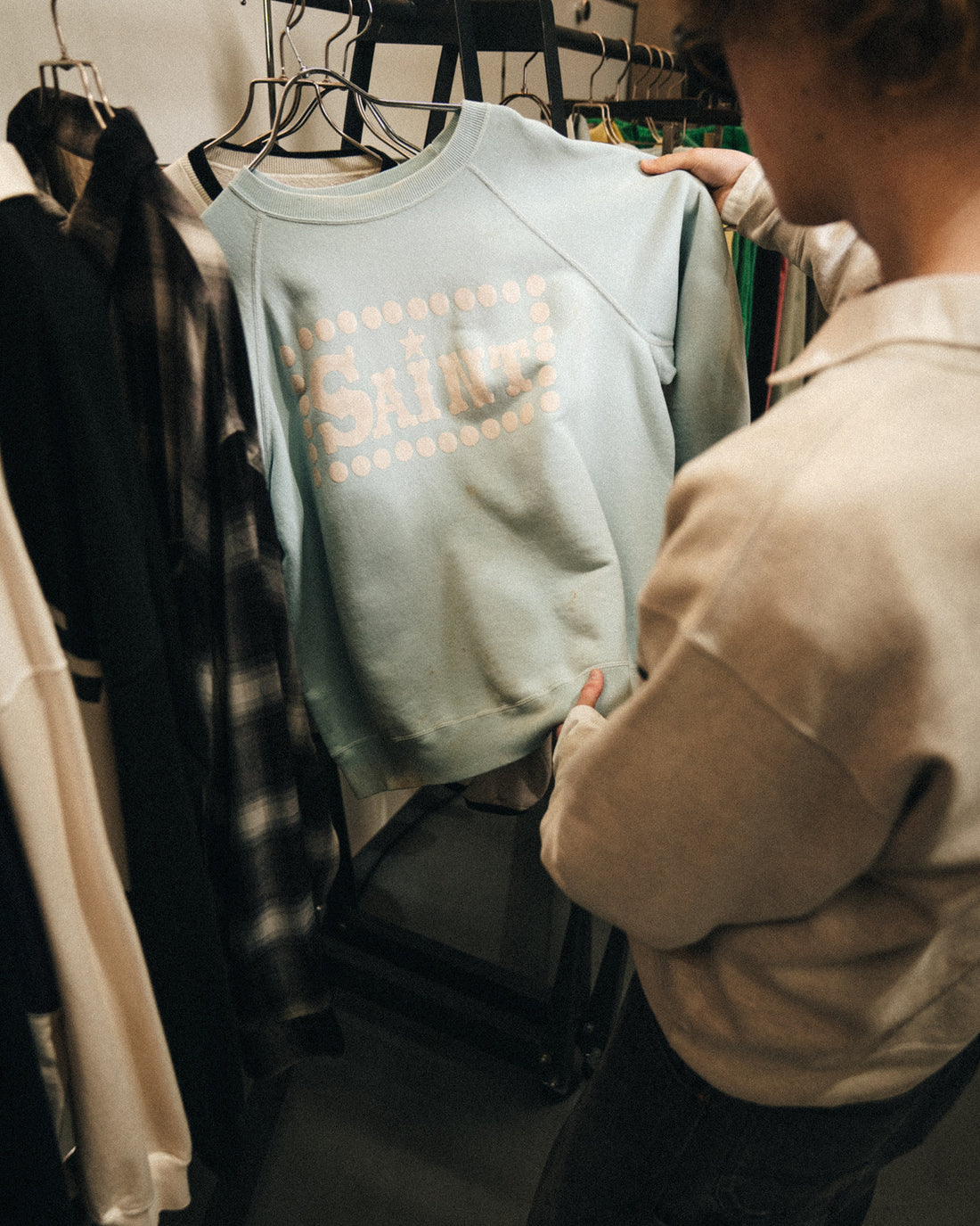 [SAINT Mxxxxxx]RAGLAN CRW N SWEAT/SAINT(SM-MK1-0000-035)