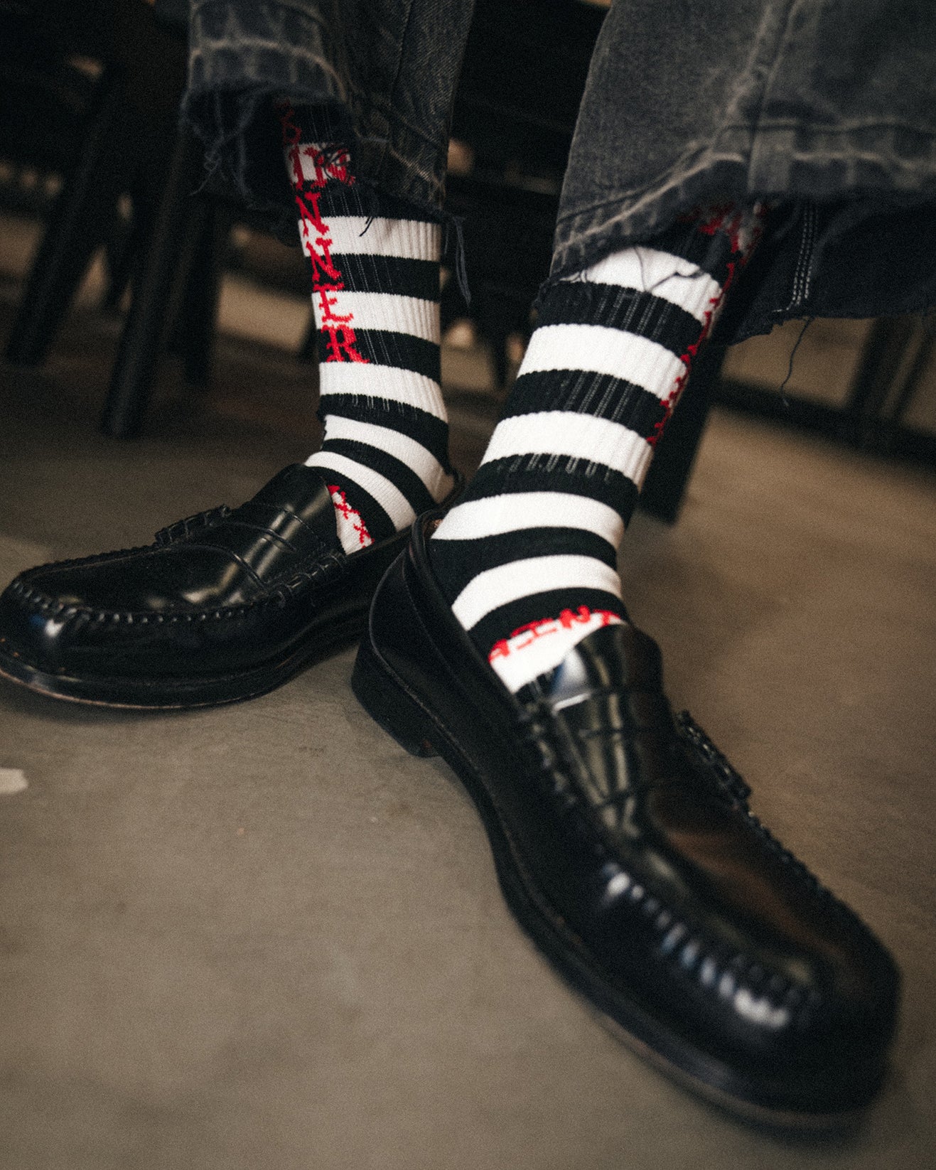 SAINT Mxxxxxx]SOCKS/BORDER(SM-MK1-0000-100) – R&Co.