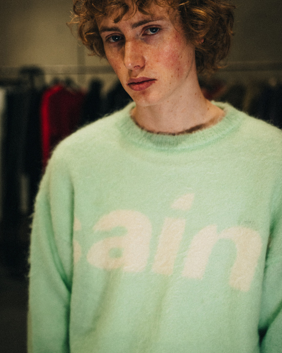 [SAINT Mxxxxxx]MOHAIR CREW KNIT/SAINT(SM-MK1-0000-057)