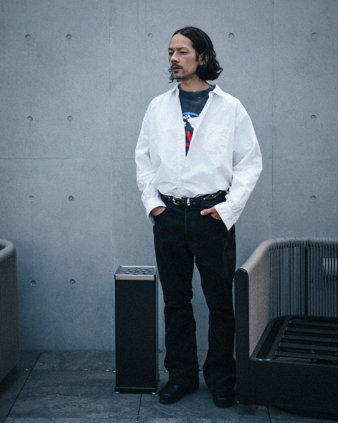 [SAINT Mxxxxxx]SHIRT/Finery(SM-MK1-0000-028)