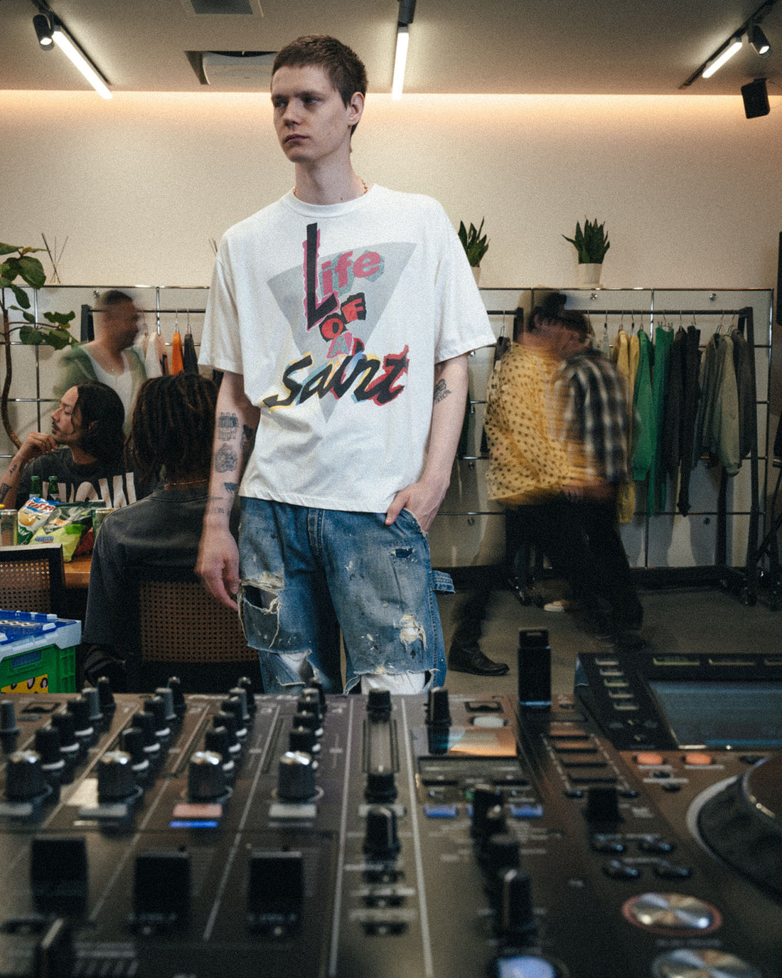 [SAINT Mxxxxxx]SS T-SHIRT/Life OF A Saint(SM-MK1-0000-017)
