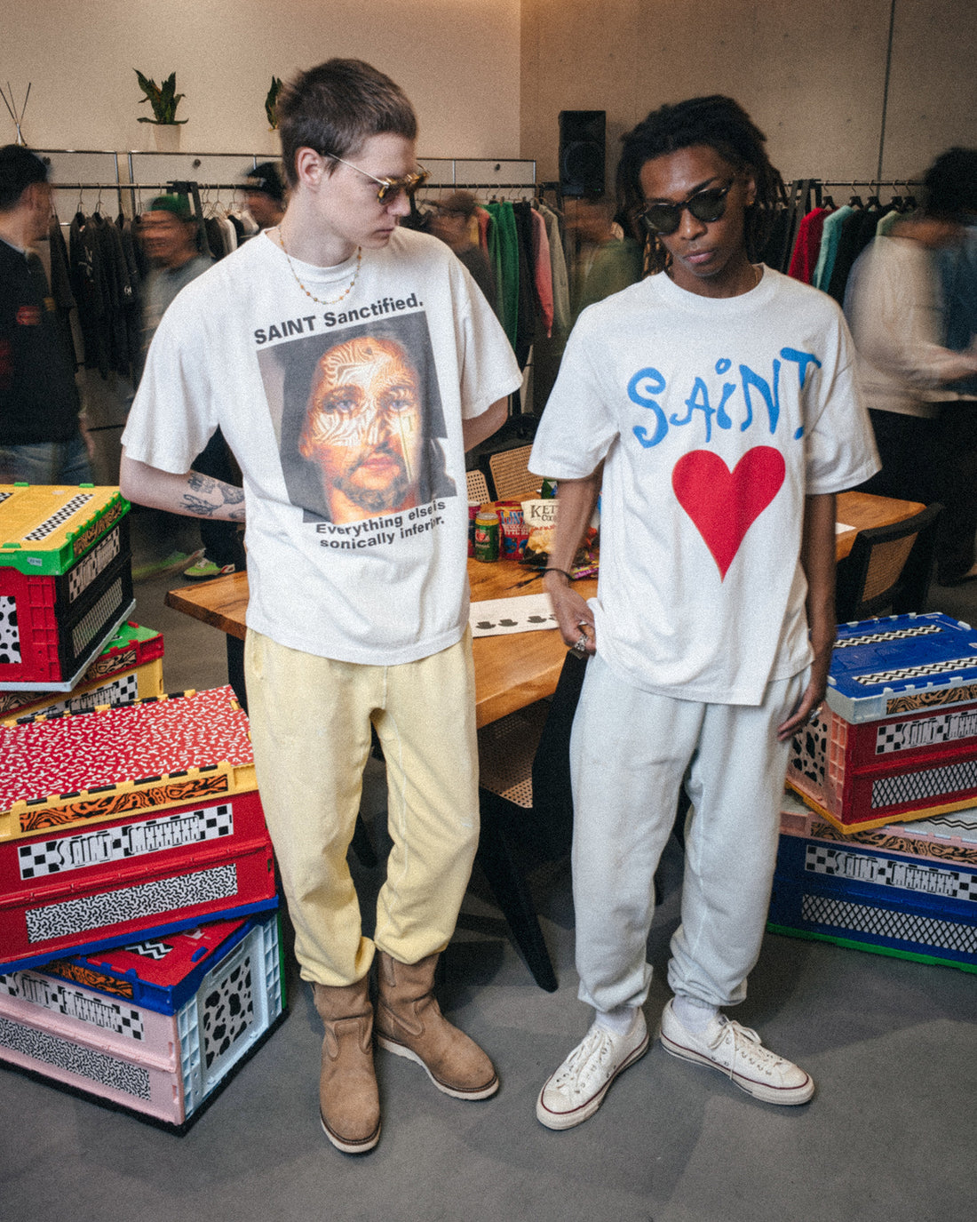 [SAINT Mxxxxxx]SS T-SHIRT/Sanctifield(SM-MK1-0000-012)