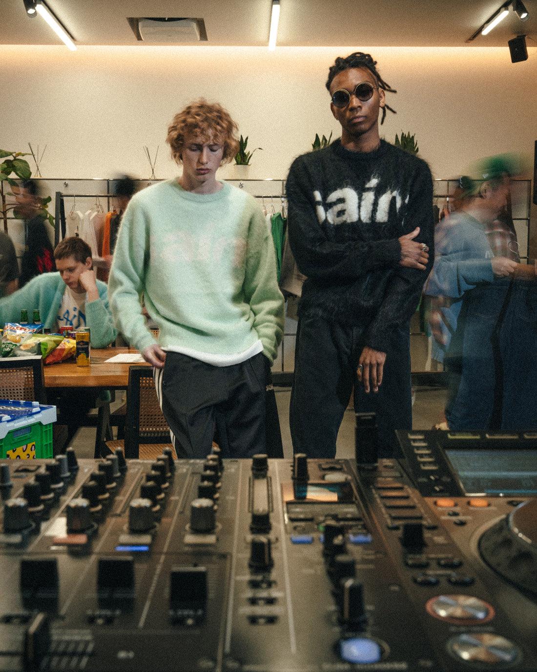 [SAINT Mxxxxxx]MOHAIR CREW KNIT/SAINT(SM-MK1-0000-055)