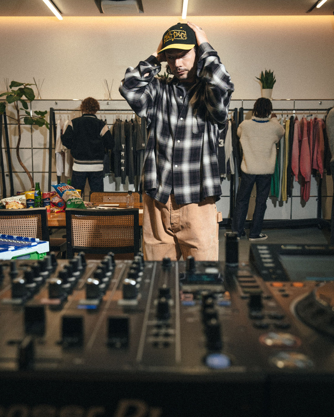 [SAINT Mxxxxxx]RAYON SHIRT/CHECK(SM-MK1-0000-027)