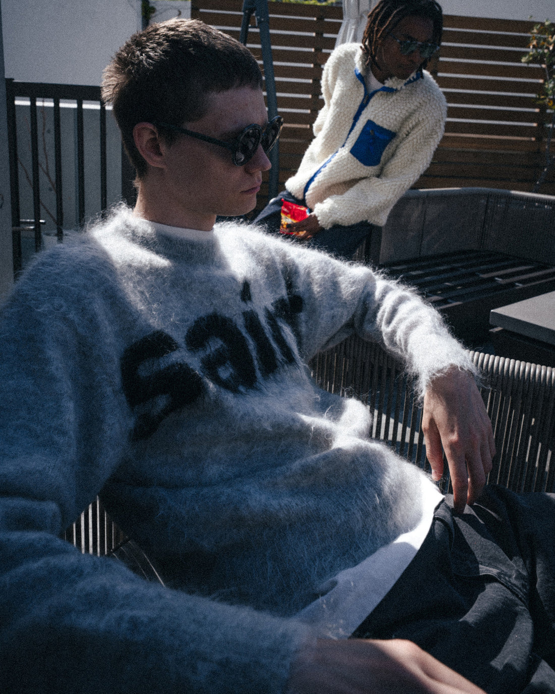 [SAINT Mxxxxxx]MOHAIR CREW KNIT/SAINT(SM-MK1-0000-056)