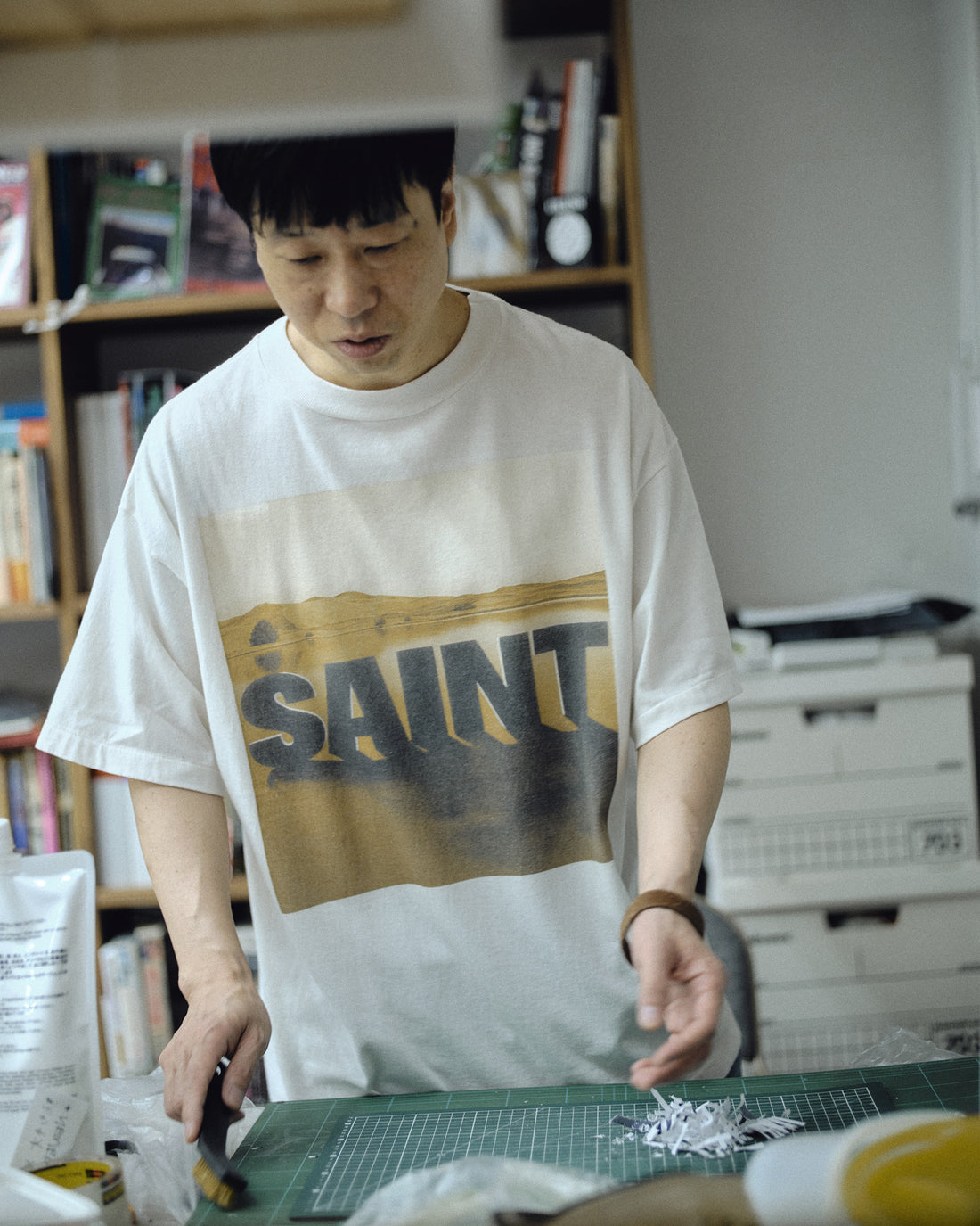 [SAINT Mxxxxxx]KK_SS T-SHIRT/DESERT(SM-MK1-0000-C15)