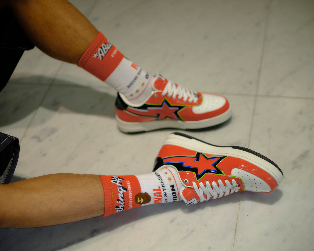 [SAINT Mxxxxxx]BAPE_SOCKS/FAINAL(SM-MK1-0000-C40)