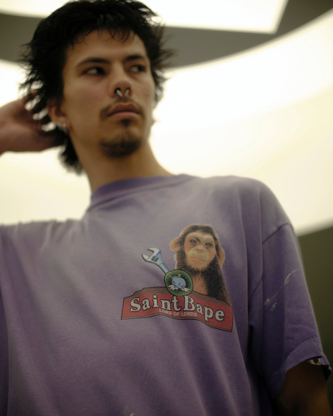 [SAINT Mxxxxxx]BAPE_SS T-SHIRT/HOUSE(SM-MK1-0000-C36)