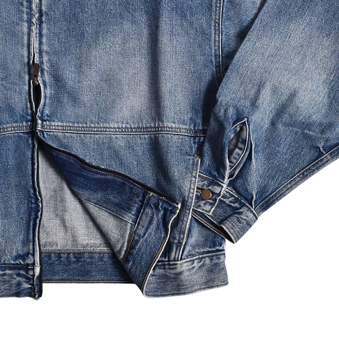 [ESSENTIALS]DENIM TRUCKER JACKET/CLASSIC BLUE(202SP254270F)