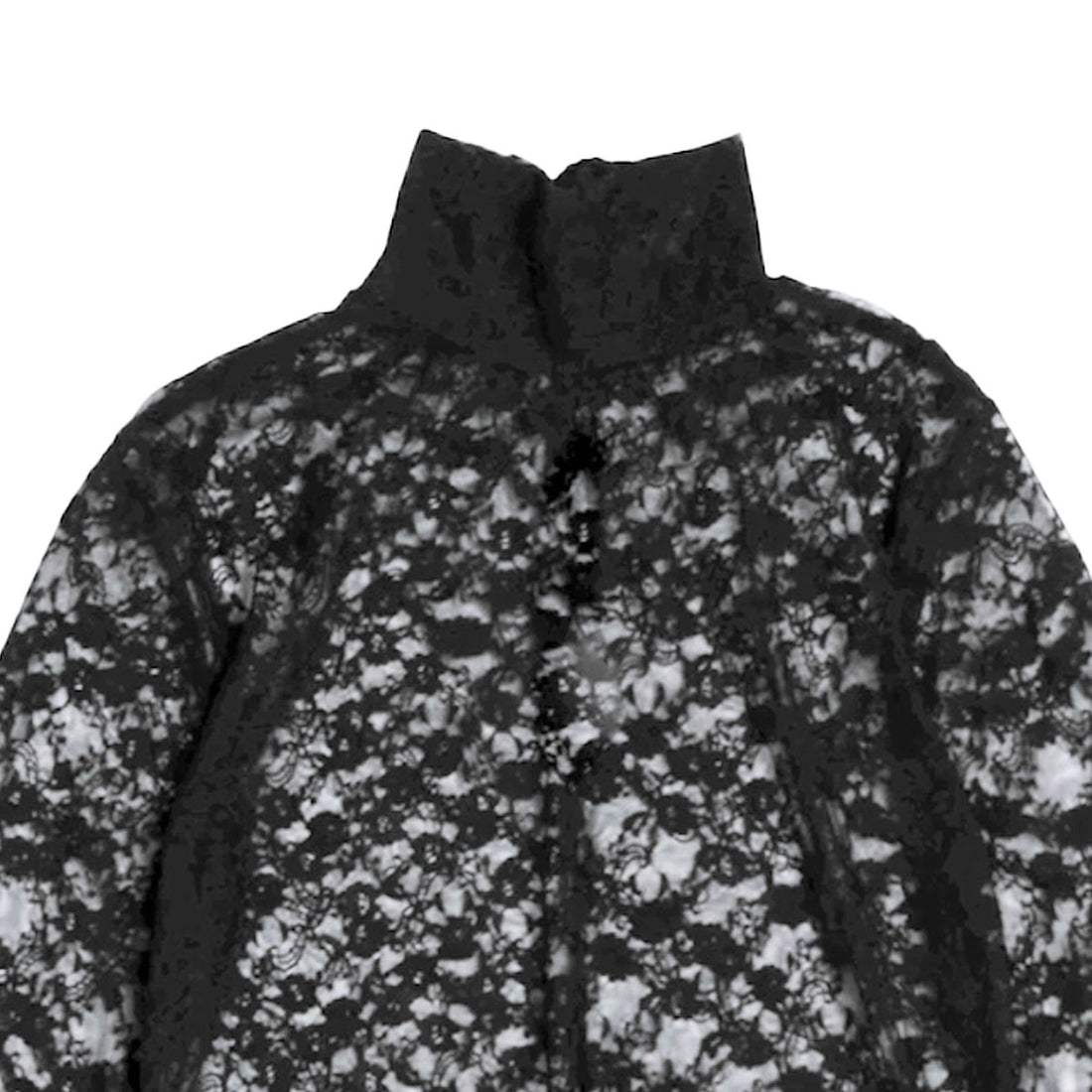 [MAISON SPECIAL]レースタートルトップス/BLACK(21232415706)