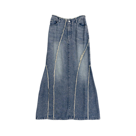 [MAISON SPECIAL]セルロースデニムマキシスカート/BLUE(21242515201)