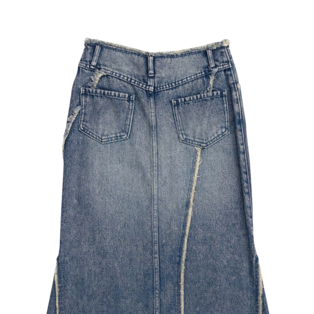 [MAISON SPECIAL]セルロースデニムマキシスカート/BLUE(21242515201)