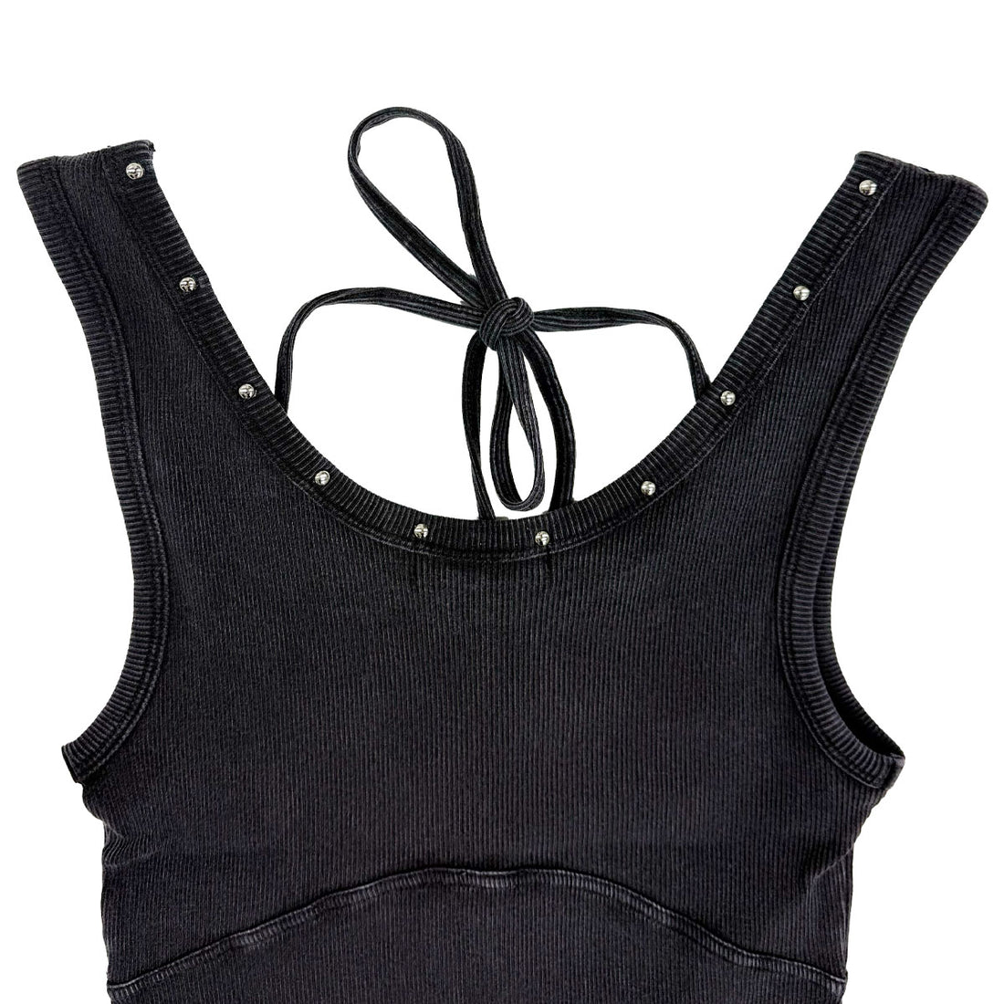 [MAISON SPECIAL]Pigment Processing Studs Tank Top/GRAY(21251415203)