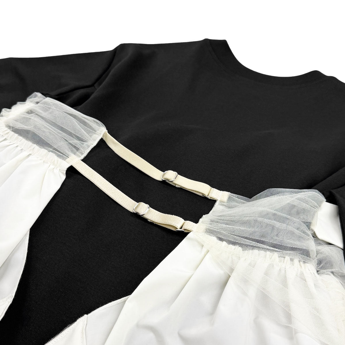 MAISON SPECIAL]ドッキングツイステッドTシャツ/BLACK(21251415219
