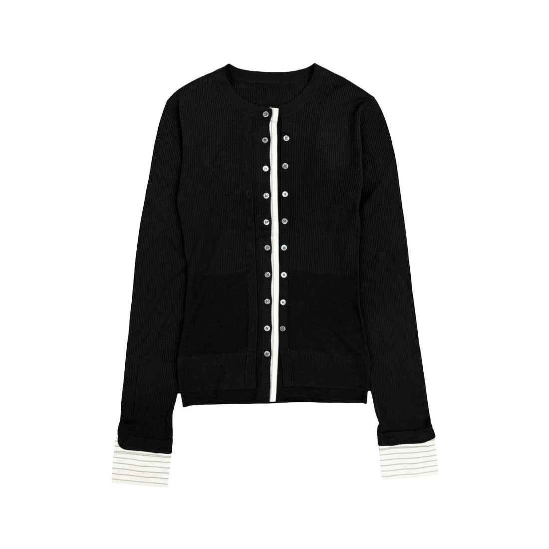 [MAISON SPECIAL]2WAYシャツニット/BLACK(21252365204)