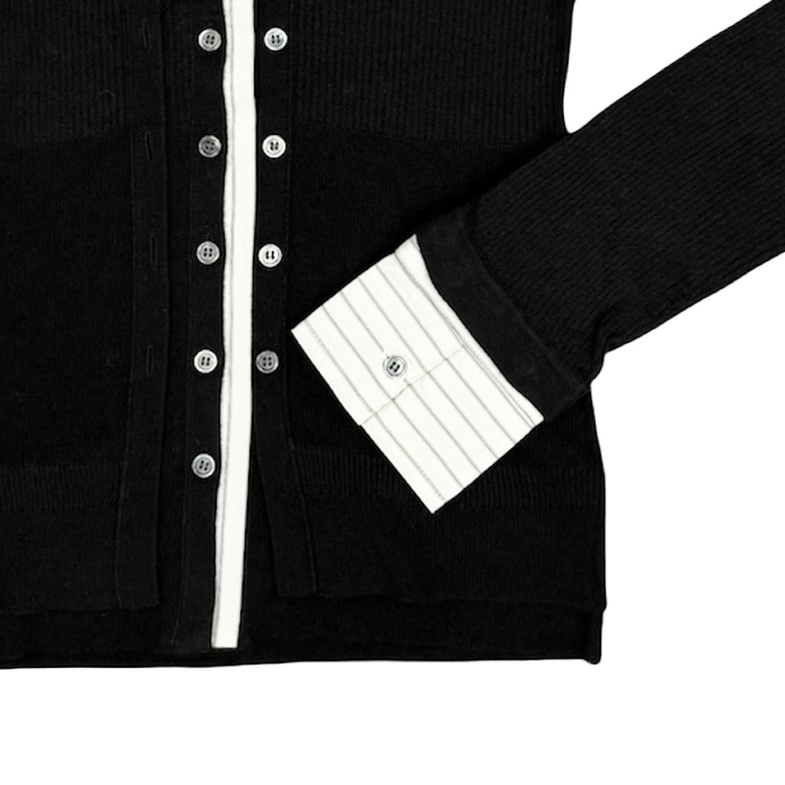 [MAISON SPECIAL]2WAYシャツニット/BLACK(21252365204)