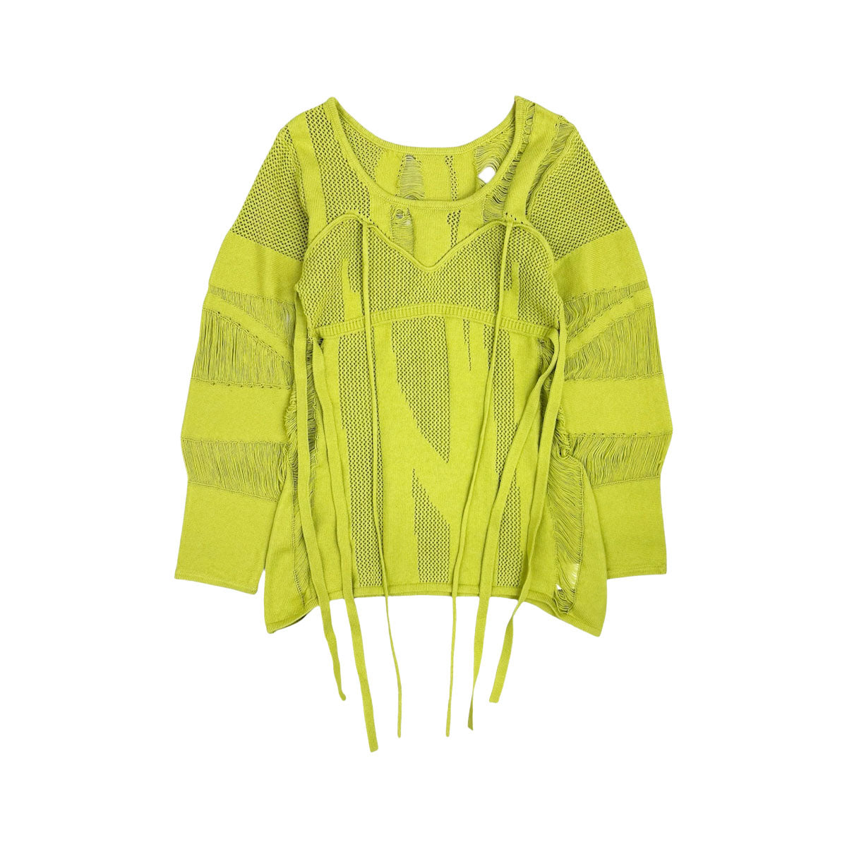 MAISON SPECIAL]ランダムメッシュ編みニット/LIME(21252365802) – R&Co.