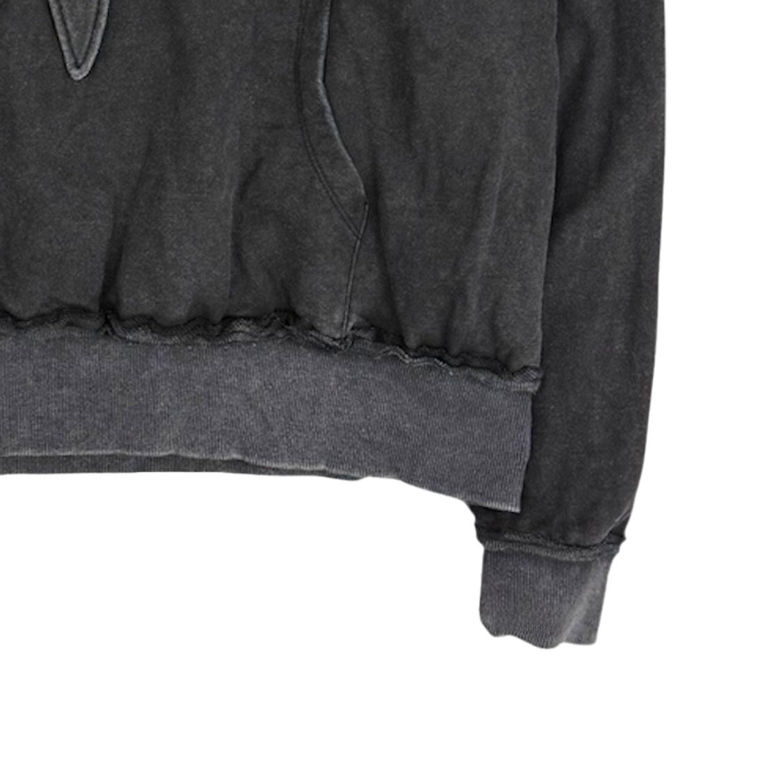 [MAISON SPECIAL]スリットリボンフーディ/BLACK(21252415201)