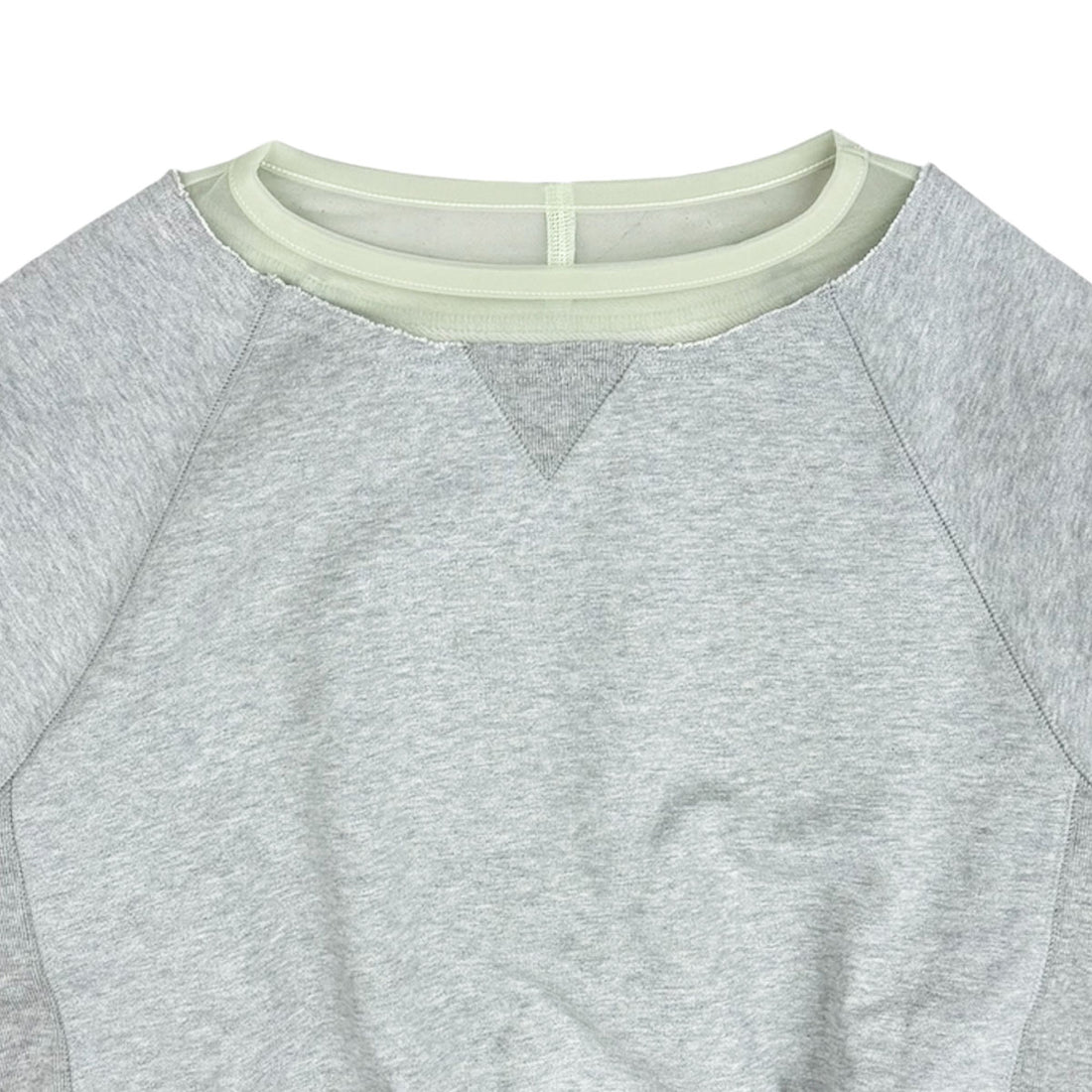 [MAISON SPECIAL]シアーネックスウェット/GRAY(21252415306)