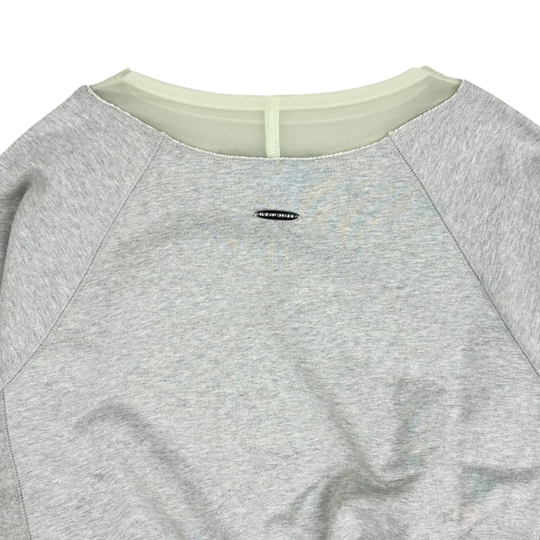 [MAISON SPECIAL]シアーネックスウェット/GRAY(21252415306)