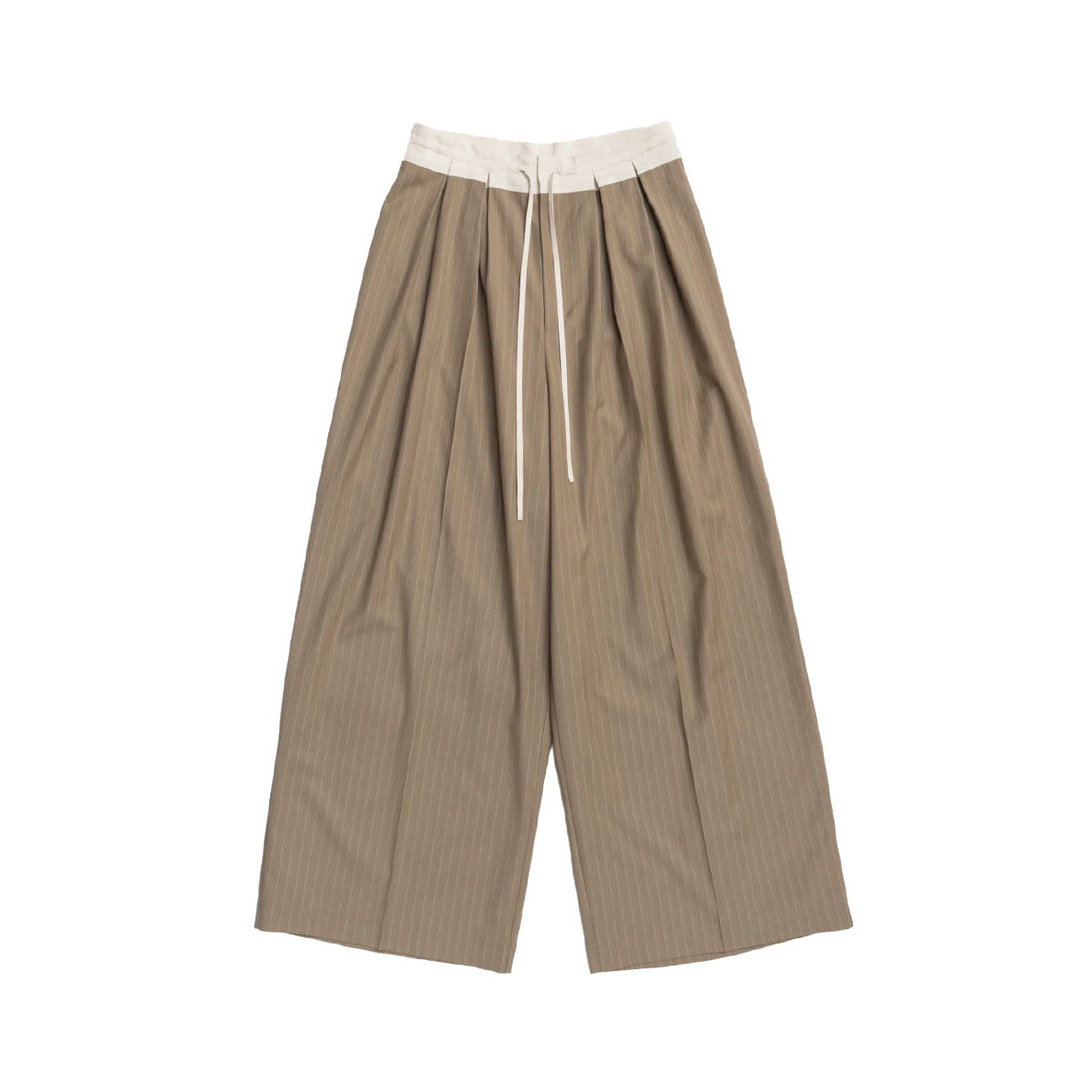 [MAISON SPECIAL]チュールレイヤードスラックス/BEIGE(21252465213)