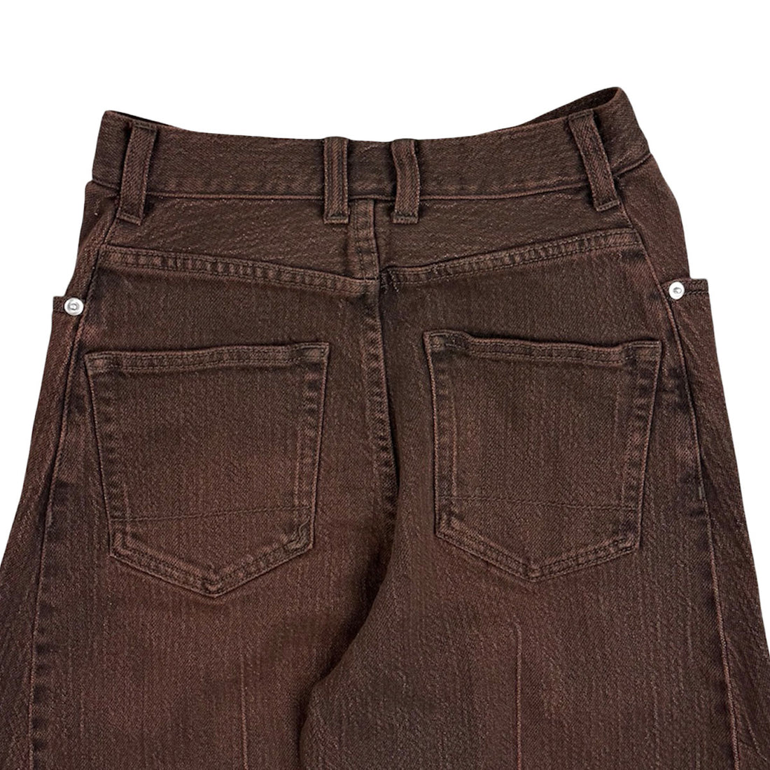 [MAISON SPECIAL]コクーンカーブデニム/BROWN(21252465704)