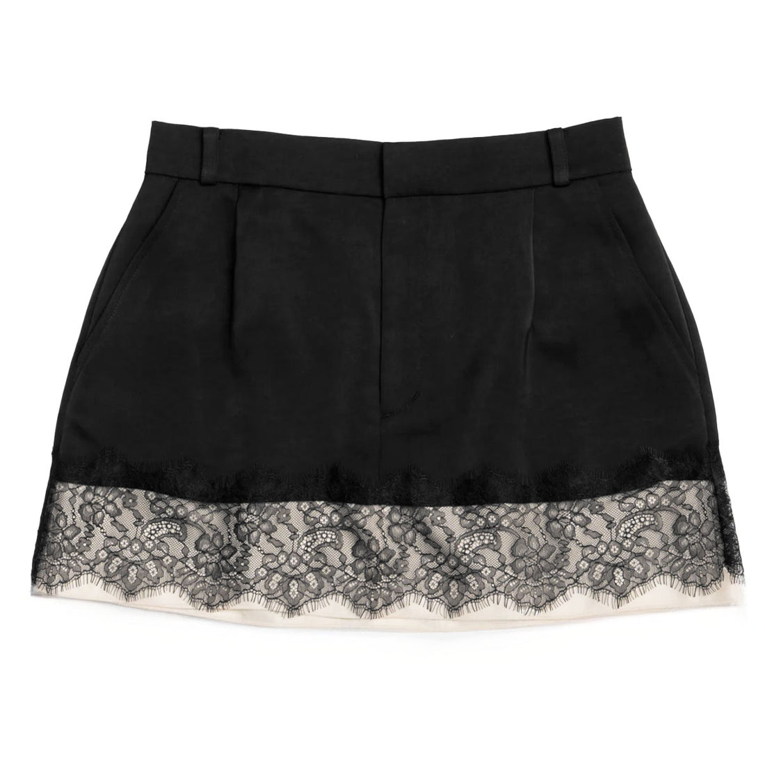 [MAISON SPECIAL]サテンスカートパンツ/BLACK(21252515304)