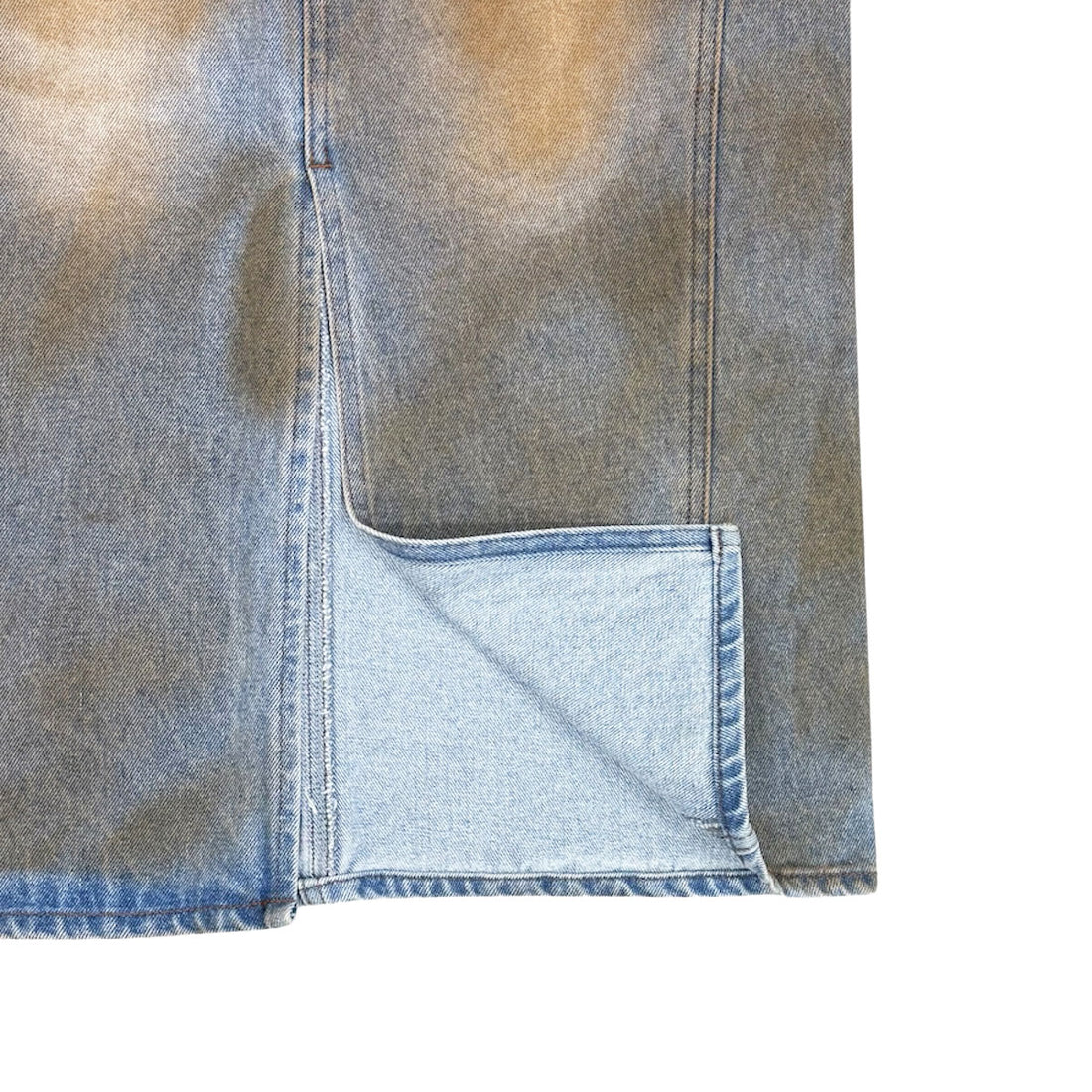 [MAISON SPECIAL]2WAYハイウエストデニムスカート/BROWN(21252515701)